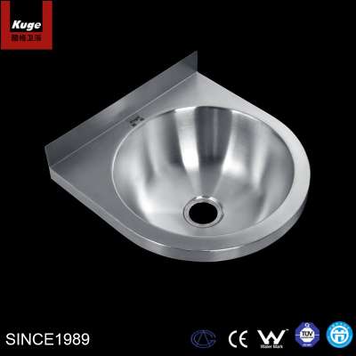 CE approved Bathroom stainless steel Hand Wash Basin lavabo stainless steel hand wash sink